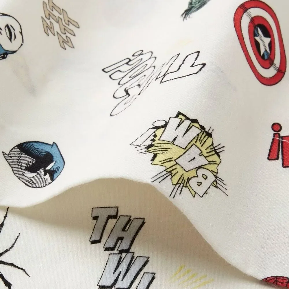 Marvel Collection Pillowfort Full Icons Kids Sheet Set New Without Tags